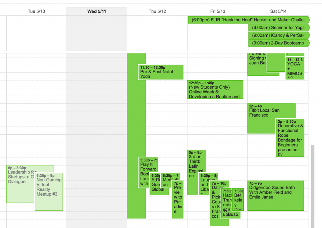 Events Calendar